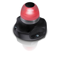 NaviLED 360- All Round - 2NM, Red Led, Black Base - 2LT980910401 - Hella Marine